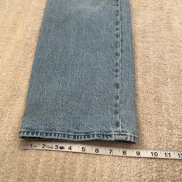 Abercrombie & Fitch High Rise 90s Relaxed Blue Jeans 26/2 - Picture 6 of 11